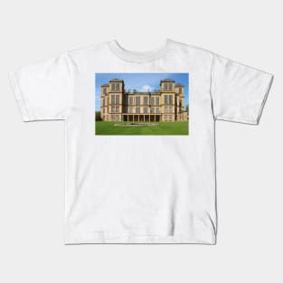 Hardwick Hall, East Elevation. Kids T-Shirt